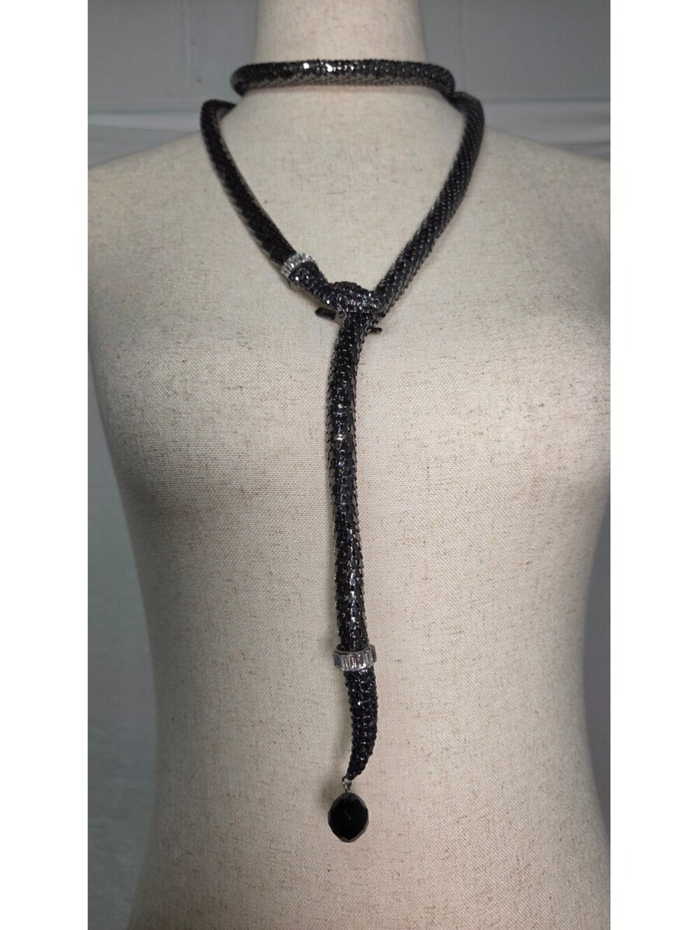 Anne Fontaine Skinny Snake Waist Belt/Necklace